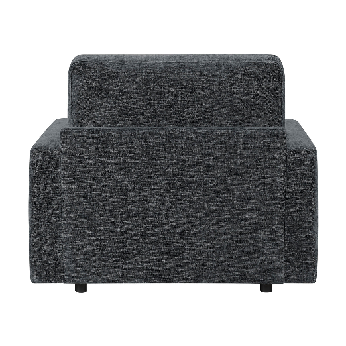 Cumulus Dark Gray Convertible Sleeper Chair with Charging Ports by Homelegance at Eve Furniture