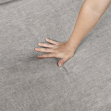 Cumulus Gray Convertible Sleeper Chair with Charging Ports by Homelegance at Eve Furniture