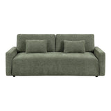 Cumulus Green 2-Piece Convertible RAF Sleeper Sectional by Homelegance at Eve Furniture