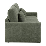 Cumulus Green 2-Piece Convertible RAF Sleeper Sectional by Homelegance at Eve Furniture