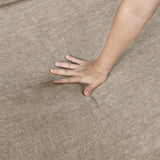 Cumulus Taupe Convertible Queen Sleeper Sofa with Charging Ports by Homelegance at Eve Furniture