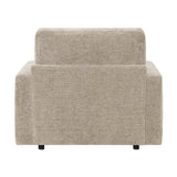 Cumulus Taupe Convertible Sleeper Chair with Charging Ports by Homelegance at Eve Furniture