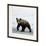 Curious Cub by Wink Gaines a Hand Embellished Textured Framed Art Photograph Matted under Glass by Mercana at Eve Furniture
