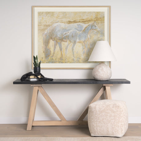 Curious I by Mercana Studio Hand Embelished Framed Artwork Matted under Glass by Mercana at Eve Furniture