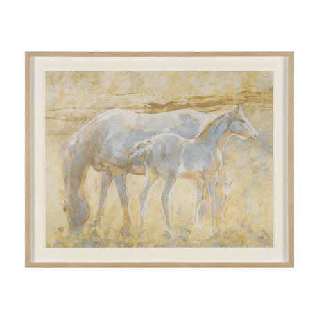 Curious I by Mercana Studio Hand Embelished Framed Artwork Matted under Glass by Mercana at Eve Furniture