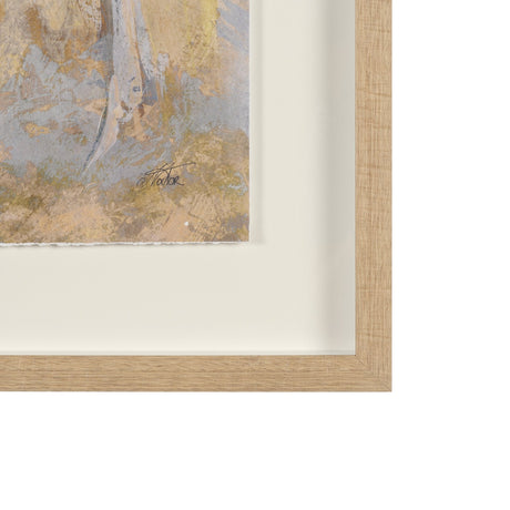 Curious II by Mercana Studio Hand Embelished Framed Artwork Matted under Glass by Mercana at Eve Furniture