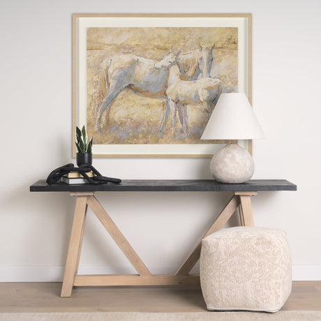 Curious II by Mercana Studio Hand Embelished Framed Artwork Matted under Glass by Mercana at Eve Furniture