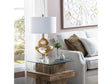 Curran Gold Table Lamp by Crestview at Eve Furniture