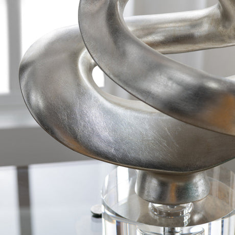 Curran Silver Table Lamp by Crestview at Eve Furniture