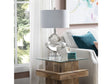 Curran Silver Table Lamp by Crestview at Eve Furniture