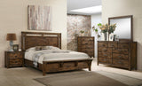 Curtis Brown Panel Bedroom Set by Crown Mark at Eve Furniture