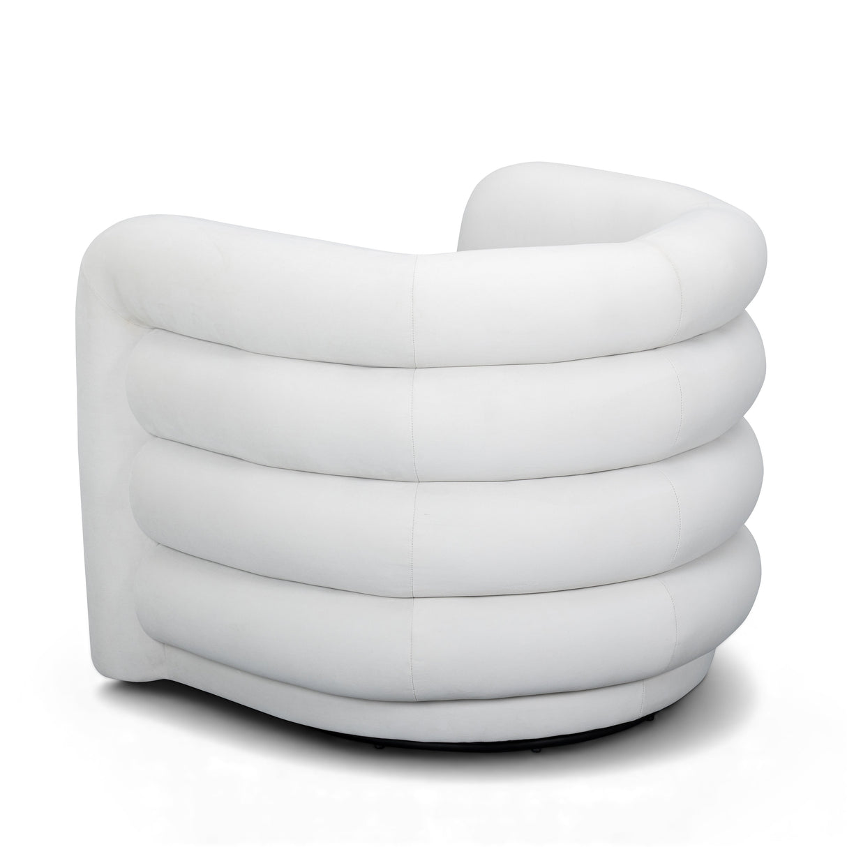 Curves Performance Velvet Swivel Accent Chair by TOV Furniture at Eve Furniture