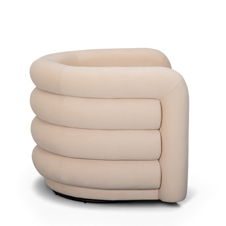 Curves Performance Velvet Swivel Accent Chair by TOV Furniture at Eve Furniture