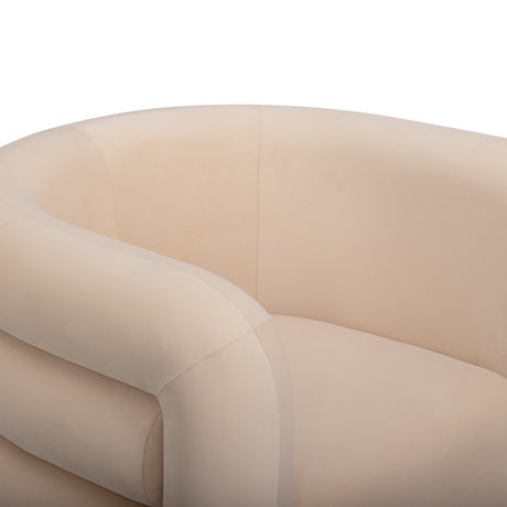 Curves Performance Velvet Swivel Accent Chair by TOV Furniture at Eve Furniture
