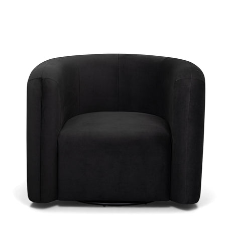 Curves Performance Velvet Swivel Accent Chair by TOV Furniture at Eve Furniture
