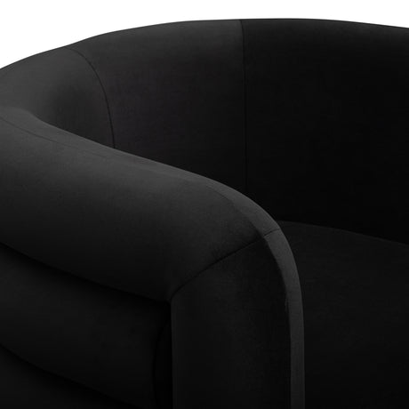 Curves Performance Velvet Swivel Accent Chair by TOV Furniture at Eve Furniture