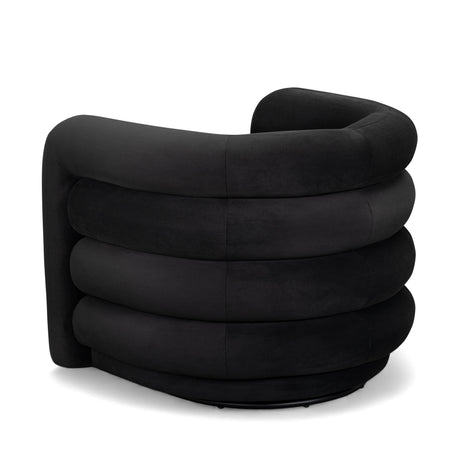 Curves Performance Velvet Swivel Accent Chair by TOV Furniture at Eve Furniture