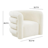 Curves Velvet Lounge Chair by TOV Furniture at Eve Furniture