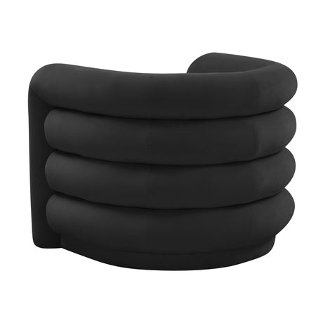 Curves Velvet Lounge Chair by TOV Furniture at Eve Furniture