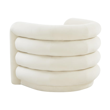 Curves Velvet Lounge Chair by TOV Furniture at Eve Furniture