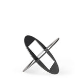 Cusco Black Iron Small Gunmetal Geometric Decorative Object by Mercana at Eve Furniture