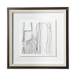 Custom Abstract Logic I by June Vess a Framed Art Print Matted under Glass by Mercana at Eve Furniture