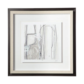 Custom Abstract Logic I by June Vess a Framed Art Print Matted under Glass by Mercana at Eve Furniture