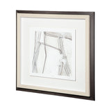 Custom Abstract Logic II by June Vess a Framed Art Print Matted under Glass by Mercana at Eve Furniture