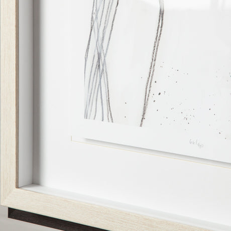 Custom Abstract Logic II by June Vess a Framed Art Print Matted under Glass by Mercana at Eve Furniture