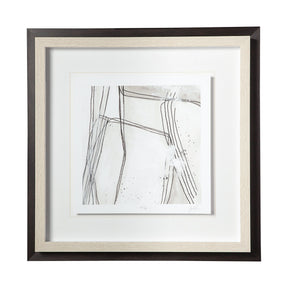 Custom Abstract Logic II by June Vess a Framed Art Print Matted under Glass by Mercana at Eve Furniture