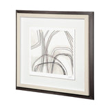 Custom Abstract Logic IV by June Vess a Framed Art Print Matted under Glass by Mercana at Eve Furniture