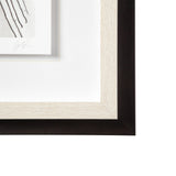 Custom Abstract Logic IV by June Vess a Framed Art Print Matted under Glass by Mercana at Eve Furniture