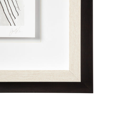Custom Abstract Logic IV by June Vess a Framed Art Print Matted under Glass by Mercana at Eve Furniture