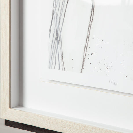 Custom Abstract Logic IV by June Vess a Framed Art Print Matted under Glass by Mercana at Eve Furniture