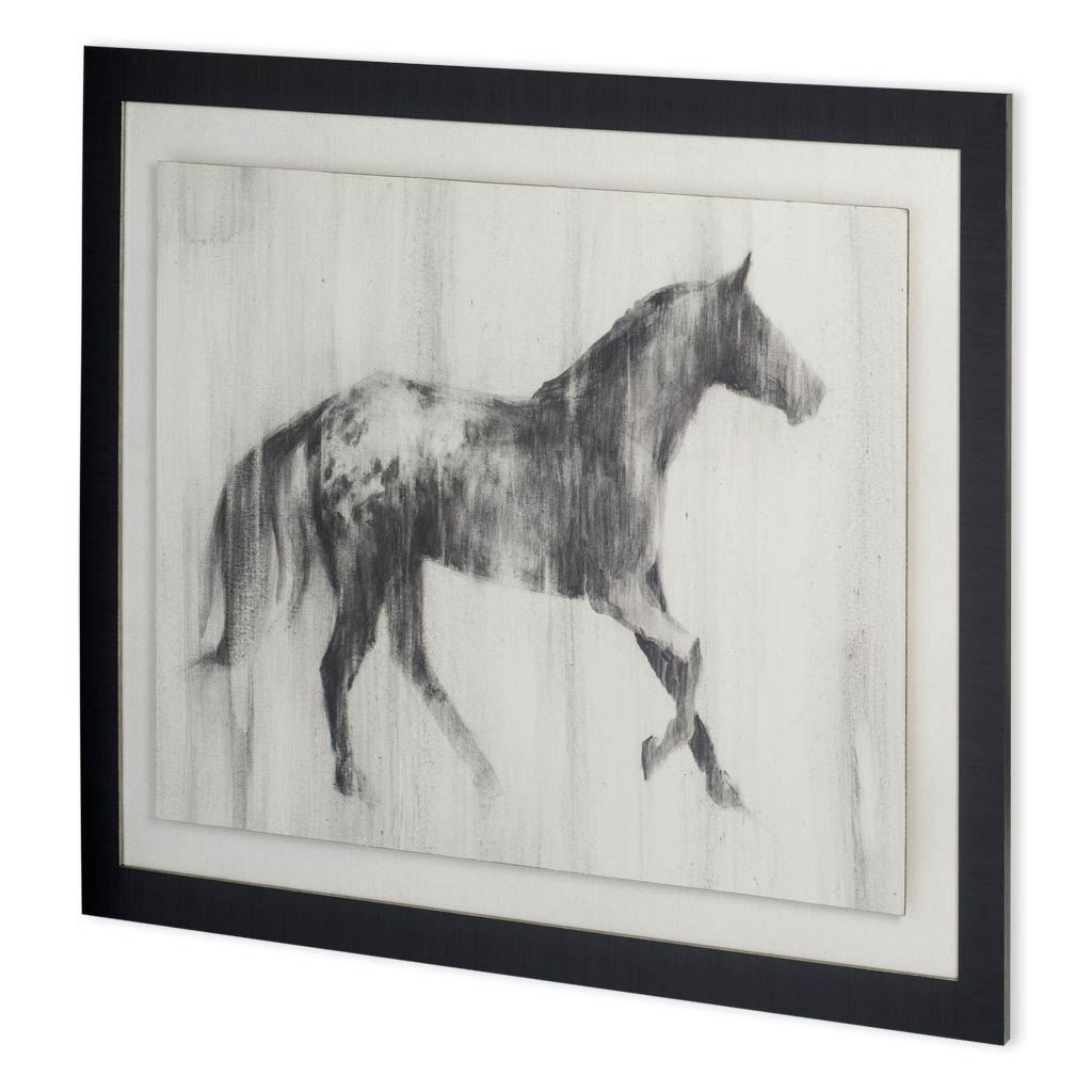 Custom Appaloosa Study I (MC) by Ethan Harper a Hand Embellished Textured Framed Decograph Art Print by Mercana at Eve Furniture