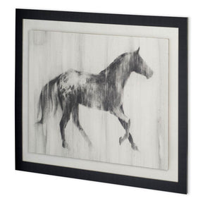 Custom Appaloosa Study I (MC) by Ethan Harper a Hand Embellished Textured Framed Decograph Art Print by Mercana at Eve Furniture