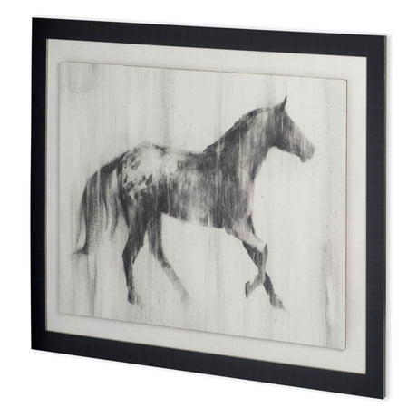 Custom Appaloosa Study I (MC) by Ethan Harper a Hand Embellished Textured Framed Decograph Art Print by Mercana at Eve Furniture