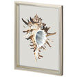 Custom Black Murex by Maleki, Ferdos a Framed Art Print Matted under Glass by Mercana at Eve Furniture