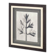 Custom Blossfeldt Botanical I by Karl Blossfeldt Hand Embellished Framed Art Print Matted under Glas by Mercana at Eve Furniture