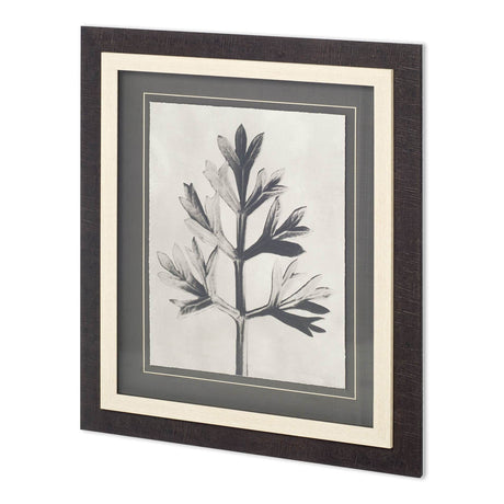 Custom Blossfeldt Botanical I by Karl Blossfeldt Hand Embellished Framed Art Print Matted under Glas by Mercana at Eve Furniture