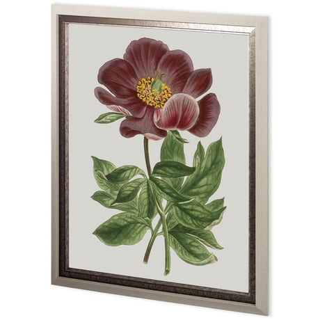 Custom Floral Gems II by Ferdos Maleki Hand Embellished Textured Framed Art Print Matted under Glass by Mercana at Eve Furniture