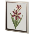 Custom Floral Gems III by Ferdos Maleki Hand Embellished Textured Framed Art Print Matted under Glas by Mercana at Eve Furniture