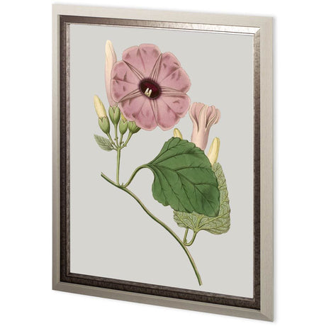 Custom Floral Gems IV by Ferdos Maleki Hand Embellished Textured Framed Art Print Matted under Glass by Mercana at Eve Furniture