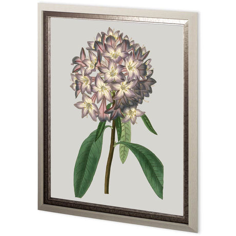 Custom Floral Gems V by Ferdos Maleki Hand Embellished Textured Framed Art Print Matted under Glass by Mercana at Eve Furniture