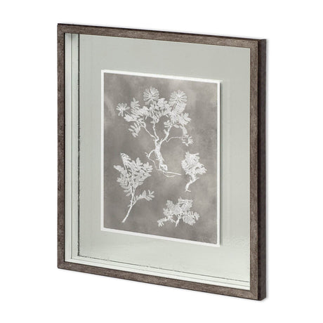 Custom Herbarium Study II by Vision Studio Hand Embellished Framed Art Print Matted under Glass by Mercana at Eve Furniture
