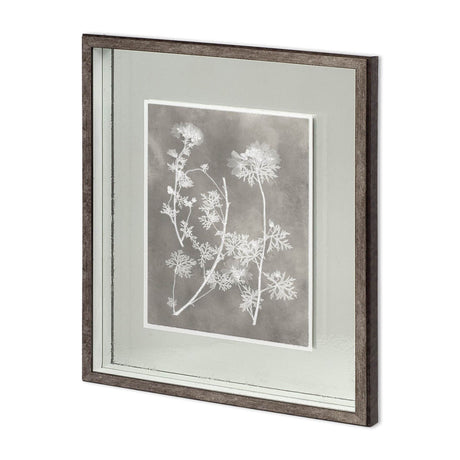 Custom Herbarium Study IV by Vision Studio Hand Embellished Framed Art Print Matted under Glass by Mercana at Eve Furniture