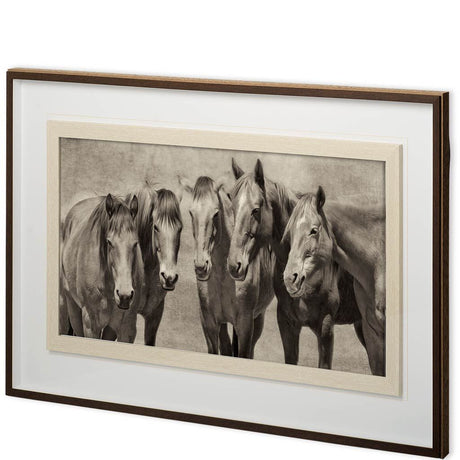 Custom Meeting of the Minds by PH Burchett Hand Embellished Framed Photo Art Print Matted under Glas by Mercana at Eve Furniture