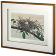 Custom Nesting III (MC) by John Butler Hand Embellished Textured Framed Art Print Matted under Glass by Mercana at Eve Furniture