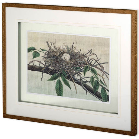 Custom Nesting III (MC) by John Butler Hand Embellished Textured Framed Art Print Matted under Glass by Mercana at Eve Furniture