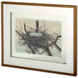Custom Nesting IV (MC) by John Butler Hand Embellished Textured Framed Art Print Matted under Glass by Mercana at Eve Furniture